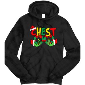 Chest Nuts Matching Chestnuts Funny Christmas Couples Nuts Tie Dye Hoodie