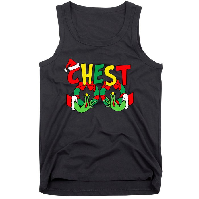 Chest Nuts Matching Chestnuts Funny Christmas Couples Nuts Tank Top