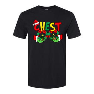 Chest Nuts Matching Chestnuts Funny Christmas Couples Nuts Softstyle CVC T-Shirt