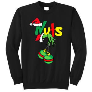 Chest Nuts Matching Chestnuts Funny Christmas Couples Nuts Sweatshirt