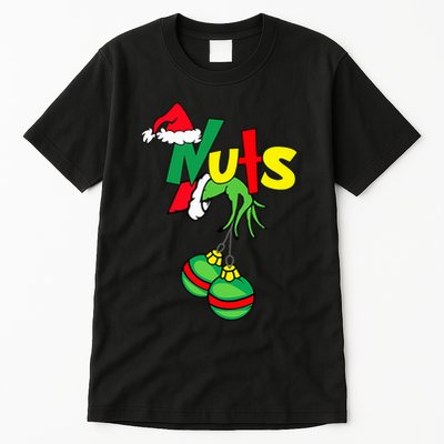 Chest Nuts Matching Chestnuts Funny Christmas Couples Nuts Tall T-Shirt