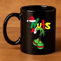 Chest Nuts Matching Chestnuts Funny Christmas Couples Nuts 11oz C Handle Ceramic Mug
