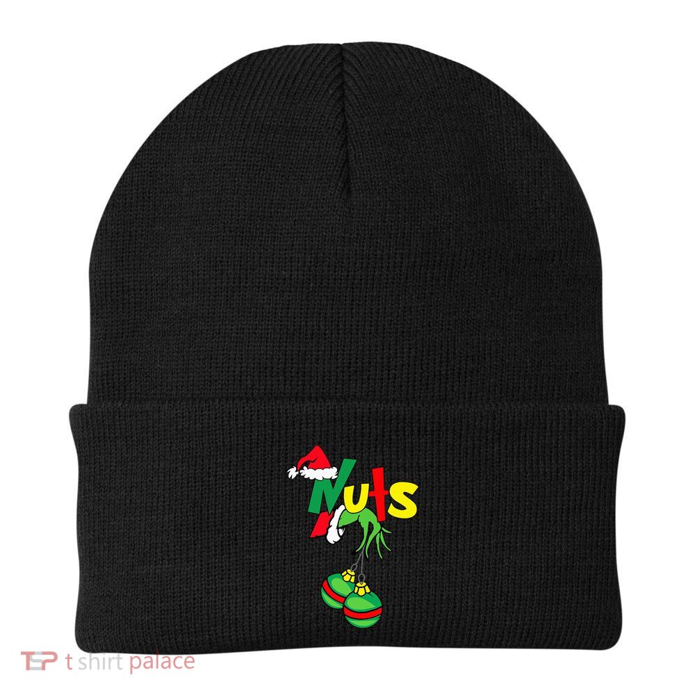 Chest Nuts Matching Chestnuts Funny Christmas Couples Nuts Beanie