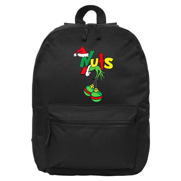 Chest Nuts Matching Chestnuts Funny Christmas Couples Nuts 16 in Basic Backpack