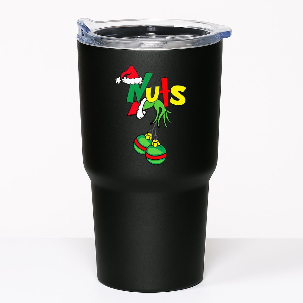 Chest Nuts Matching Chestnuts Funny Christmas Couples Nuts Tumbler