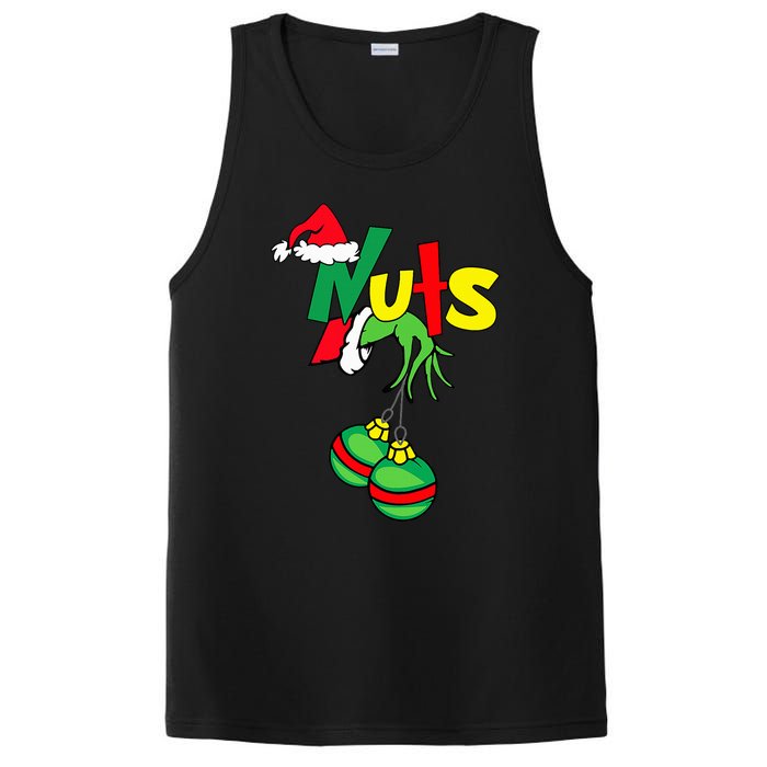 Chest Nuts Matching Chestnuts Funny Christmas Couples Nuts PosiCharge Competitor Tank