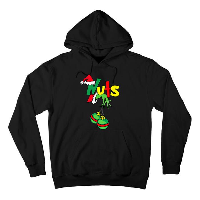 Chest Nuts Matching Chestnuts Funny Christmas Couples Nuts Tall Hoodie