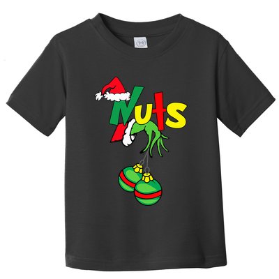 Chest Nuts Matching Chestnuts Funny Christmas Couples Nuts Toddler T-Shirt