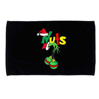 Chest Nuts Matching Chestnuts Funny Christmas Couples Nuts Microfiber Hand Towel