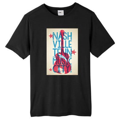 Cool Nashville Music City Tall Fusion ChromaSoft Performance T-Shirt