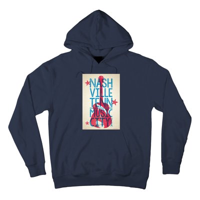 Cool Nashville Music City Hoodie