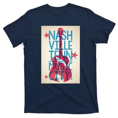 Cool Nashville Music City T-Shirt