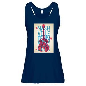 Cool Nashville Music City Ladies Essential Flowy Tank