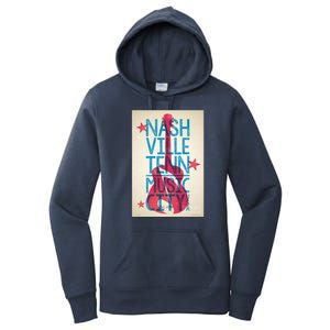 Cool Nashville Music City Women's Pullover Hoodie