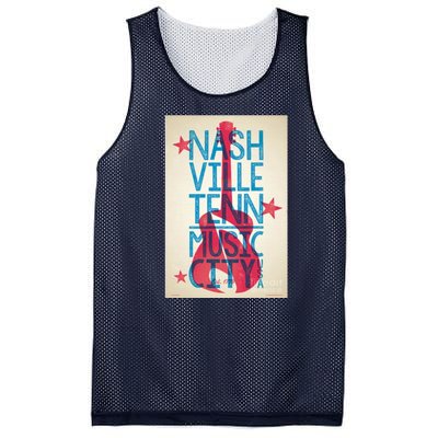 Cool Nashville Music City Mesh Reversible Basketball Jersey Tank