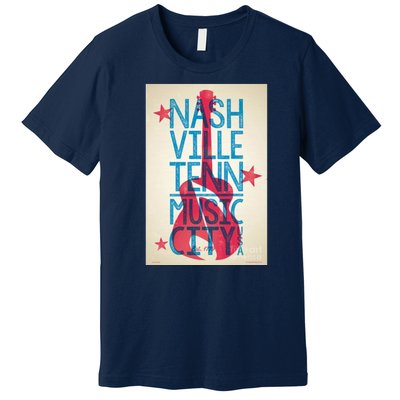 Cool Nashville Music City Premium T-Shirt