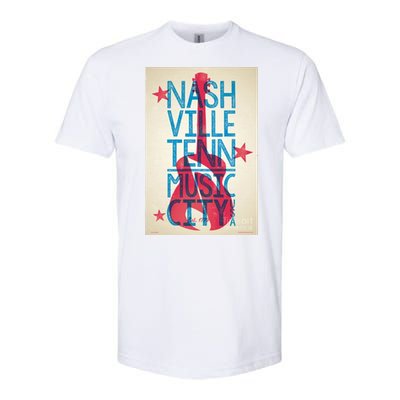 Cool Nashville Music City Softstyle CVC T-Shirt