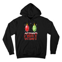 Chest Nuts Matching Chestnuts Funny Christmas Couples Chest Hoodie