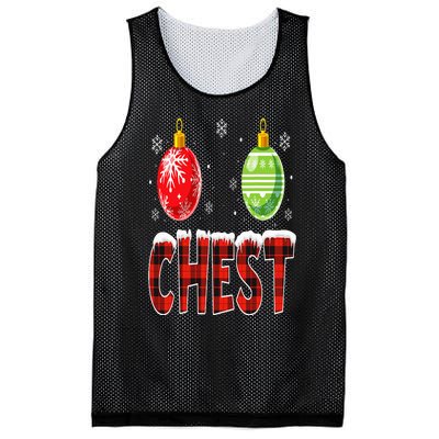 Chest Nuts Matching Chestnuts Funny Christmas Couples Chest Mesh Reversible Basketball Jersey Tank