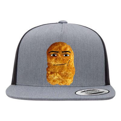 Chicken Nugget Meme Flat Bill Trucker Hat