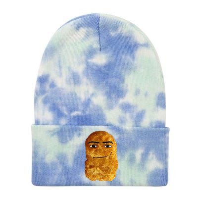 Chicken Nugget Meme Tie Dye 12in Knit Beanie