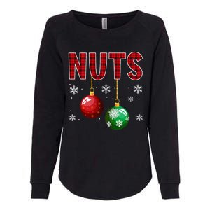 Chest Nuts Matching Chestnuts Funny Christmas Couples Nuts Womens California Wash Sweatshirt