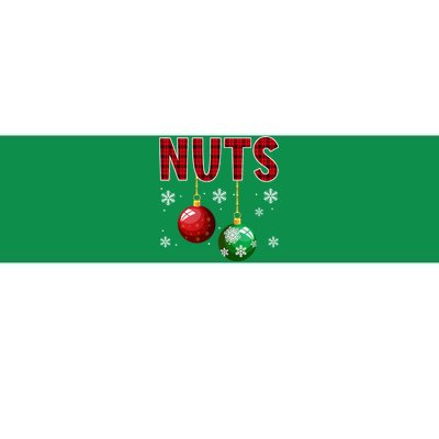 Chest Nuts Matching Chestnuts Funny Christmas Couples Nuts Bumper Sticker