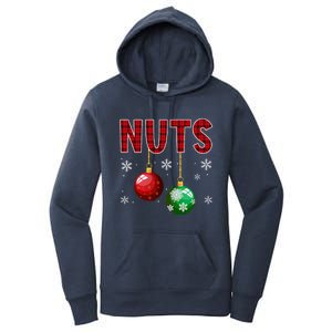 Chest Nuts Matching Chestnuts Funny Christmas Couples Nuts Women's Pullover Hoodie