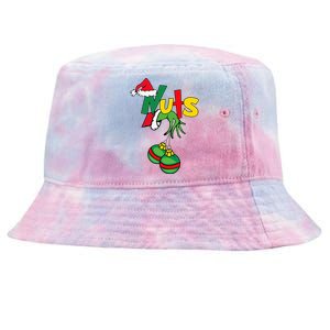 Chest Nuts Matching Chestnuts Funny Christmas Couples Nuts Tie-Dyed Bucket Hat