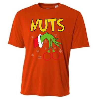 Chest Nuts Matching Chestnuts Funny Christmas Couples Nuts Cooling Performance Crew T-Shirt