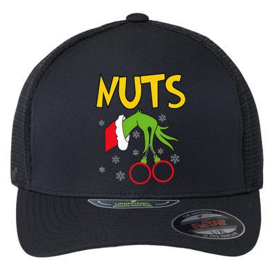 Chest Nuts Matching Chestnuts Funny Christmas Couples Nuts Flexfit Unipanel Trucker Cap