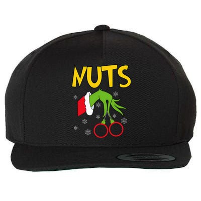 Chest Nuts Matching Chestnuts Funny Christmas Couples Nuts Wool Snapback Cap