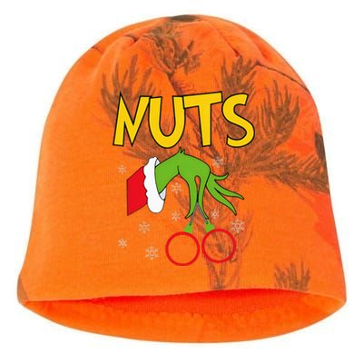 Chest Nuts Matching Chestnuts Funny Christmas Couples Nuts Kati - Camo Knit Beanie