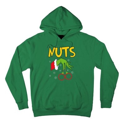 Chest Nuts Matching Chestnuts Funny Christmas Couples Nuts Hoodie