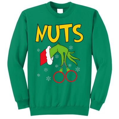 Chest Nuts Matching Chestnuts Funny Christmas Couples Nuts Sweatshirt