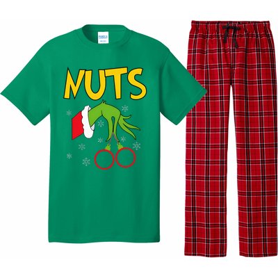 Chest Nuts Matching Chestnuts Funny Christmas Couples Nuts Pajama Set