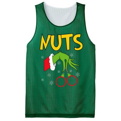 Chest Nuts Matching Chestnuts Funny Christmas Couples Nuts Mesh Reversible Basketball Jersey Tank