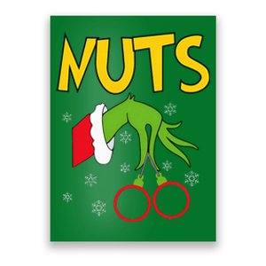 Chest Nuts Matching Chestnuts Funny Christmas Couples Nuts Poster