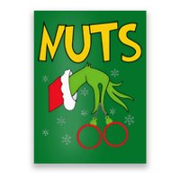 Chest Nuts Matching Chestnuts Funny Christmas Couples Nuts Poster