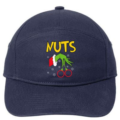 Chest Nuts Matching Chestnuts Funny Christmas Couples Nuts 7-Panel Snapback Hat