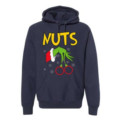 Chest Nuts Matching Chestnuts Funny Christmas Couples Nuts Premium Hoodie