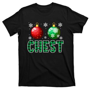 Chest Nuts Matching Chestnuts Funny Christmas Couples T-Shirt