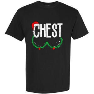 Chest Nuts Matching Chestnuts Funny Christmas Couples Garment-Dyed Heavyweight T-Shirt