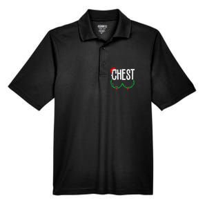 Chest Nuts Matching Chestnuts Funny Christmas Couples Men's Origin Performance Pique Polo