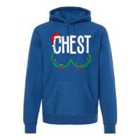 Chest Nuts Matching Chestnuts Funny Christmas Couples Premium Hoodie