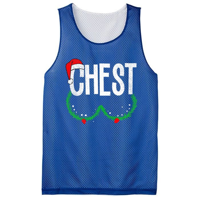 Chest Nuts Matching Chestnuts Funny Christmas Couples Mesh Reversible Basketball Jersey Tank