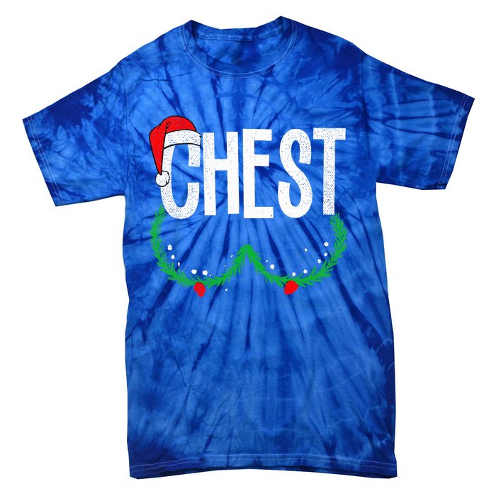 Chest Nuts Matching Chestnuts Funny Christmas Couples Tie-Dye T-Shirt