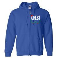 Chest Nuts Matching Chestnuts Funny Christmas Couples Full Zip Hoodie