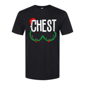 Chest Nuts Matching Chestnuts Funny Christmas Couples Softstyle CVC T-Shirt