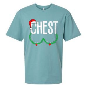 Chest Nuts Matching Chestnuts Funny Christmas Couples Sueded Cloud Jersey T-Shirt